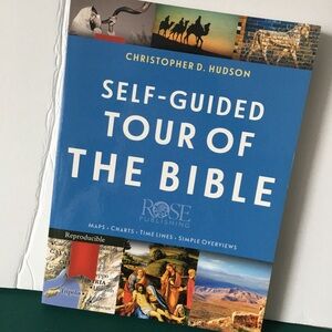 Blue Self-Guided Tour of the Bible Coffee Table Book